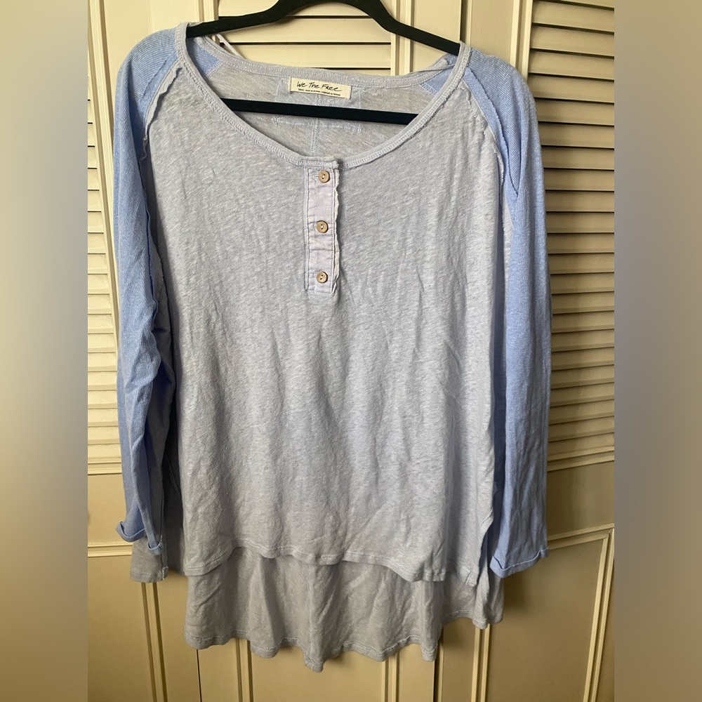 Free people high low shirt